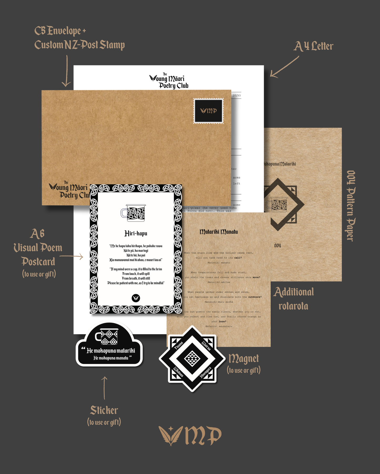 Full Issue for the "Young Māori Poetry" Mail Club (One-off Purchase or Recurring Monthly)
